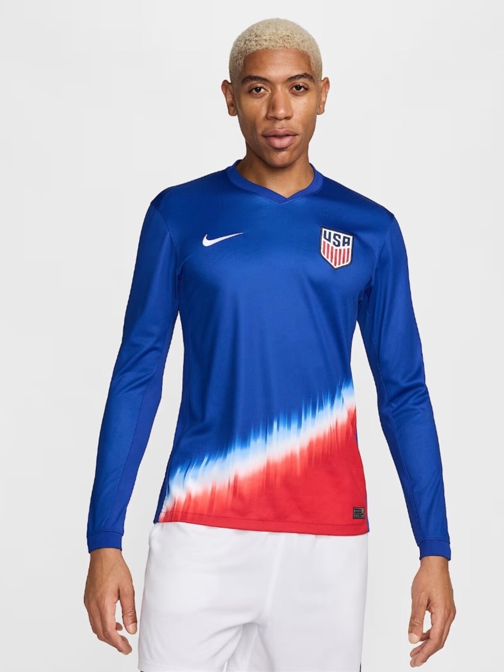 NWT men's XL nike USA 2024 Away Long Sleeve Soccer Jersey USMNT FJ1263-417 WC